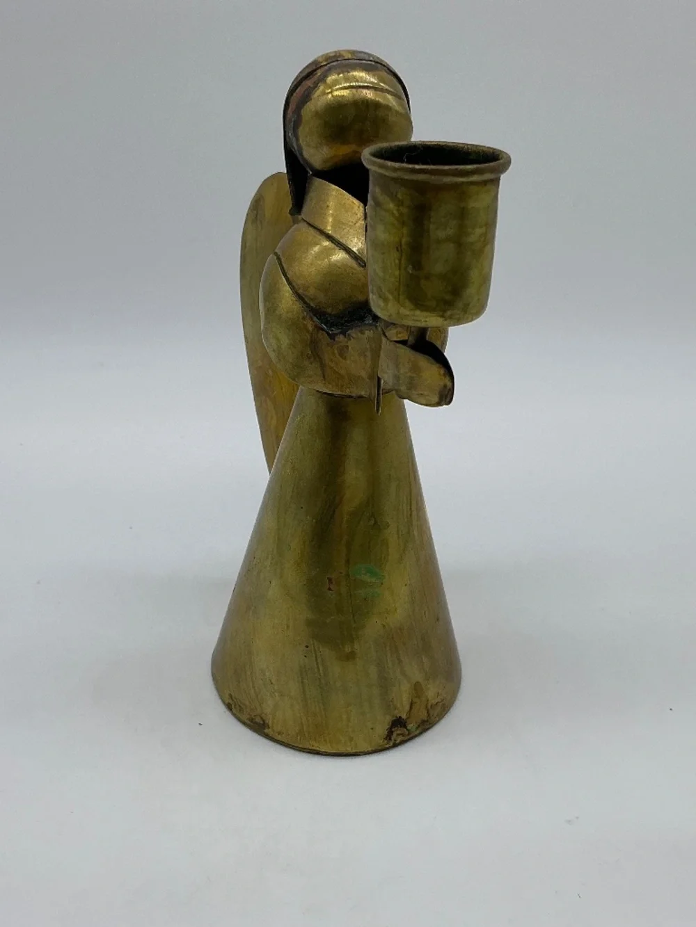 Brass Angel Candle Holder Vintage
